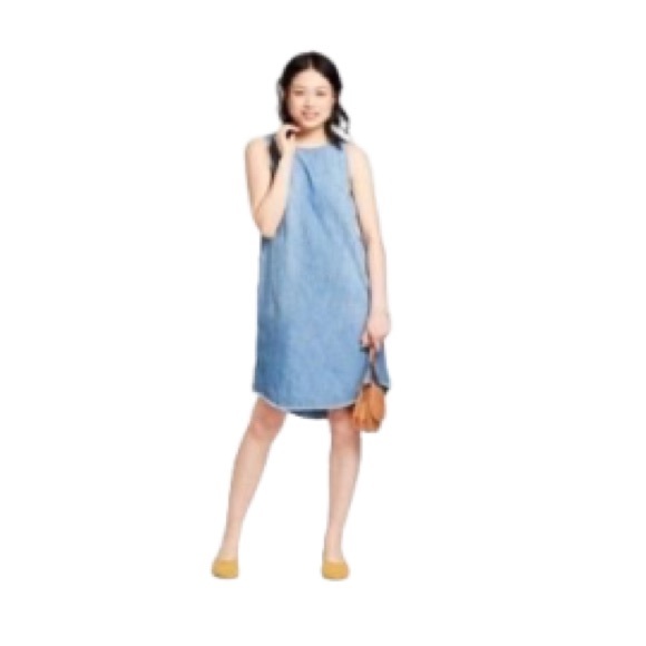 Universal Thread🦎Denim Chambray Dress🌵 - Picture 1 of 6
